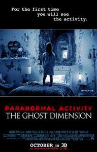 Poster for Paranormal Activity: The Ghost Dimension (2015).