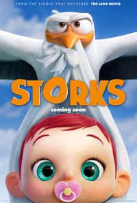 Plakát k filmu Storks (2016).
