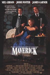 Plakát k filmu Maverick (1994).