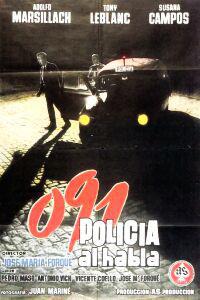 Poster for 091 Policía al habla (1960).