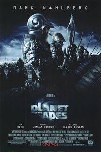 Plakát k filmu Planet of the Apes (2001).
