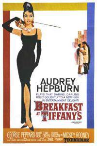 Cartaz para Breakfast at Tiffany's (1961).