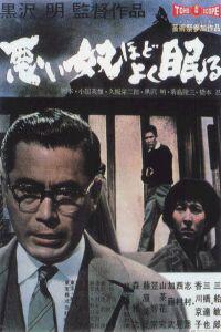 Plakát k filmu Warui yatsu hodo yoku nemuru (1960).
