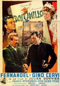 Plakat filma Don Camillo (1952).