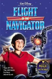 Омот за Flight of the Navigator (1986).
