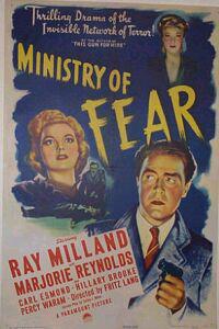 Poster for Ministry of Fear (1944).