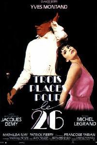 Poster for Trois places pour le 26 (1988).