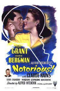 Plakát k filmu Notorious (1946).