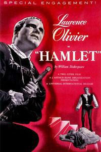 Plakát k filmu Hamlet (1948).