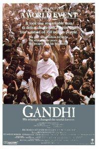Cartaz para Gandhi (1982).