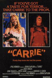 Poster for Carrie (1976).