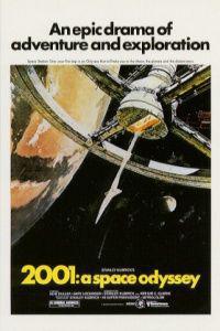 Cartaz para 2001: A Space Odyssey (1968).