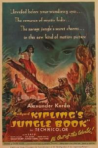 Plakát k filmu Jungle Book (1942).