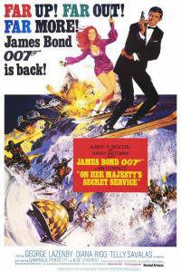 Plakat filma On Her Majesty's Secret Service (1969).