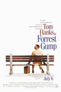Plakát k filmu Forrest Gump (1994).