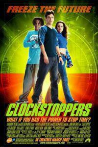 Обложка за Clockstoppers (2002).