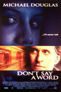 Plakát k filmu Don't Say a Word (2001).