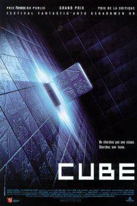 Plakát k filmu Cube (1997).