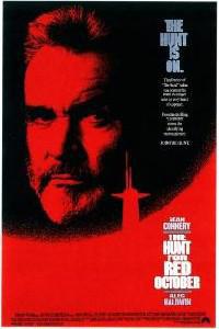Cartaz para The Hunt for Red October (1990).
