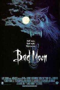 Poster for Bad Moon (1996).
