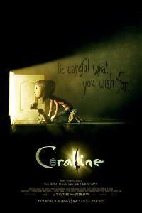 Poster for Coraline (2009).