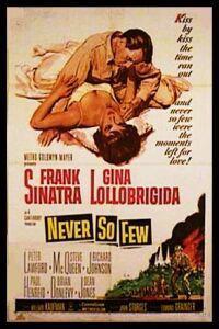 Plakat filma Never So Few (1959).