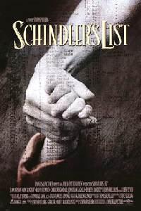 Poster for Schindler's List (1993).