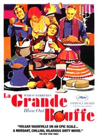 Cartaz para La grande bouffe (1973).