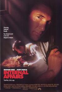 Plakat filma Internal Affairs (1990).