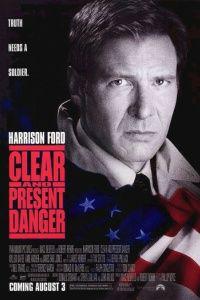 Plakat filma Clear and Present Danger (1994).