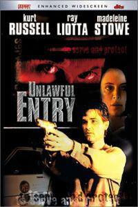 Обложка за Unlawful Entry (1992).