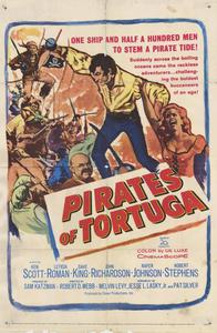Обложка за Pirates of Tortuga (1961).