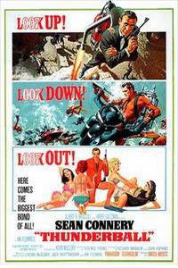 Plakát k filmu Thunderball (1965).
