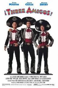 Poster for ¡Three Amigos! (1986).