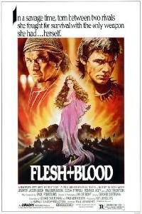 Plakat filma Flesh+Blood (1985).
