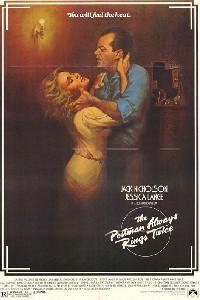 Plakát k filmu The Postman Always Rings Twice (1981).