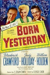 Poster for Born Yesterday (1950).