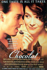 Cartaz para Chocolat (2000).