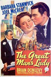Омот за The Great Man's Lady (1942).