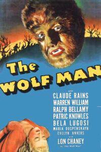 Poster for The Wolf Man (1941).