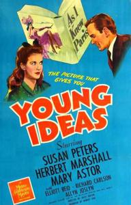 Plakat filma Young Ideas (1943).