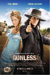 Poster for Gunless (2010).