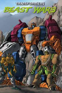 Plakát k filmu Beast Wars: Transformers (1996).