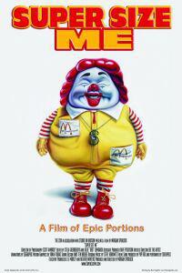 Poster for Super Size Me (2004).