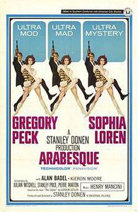 Plakát k filmu Arabesque (1966).
