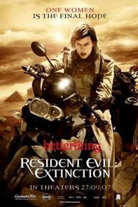 Cartaz para Resident Evil: Extinction (2007).