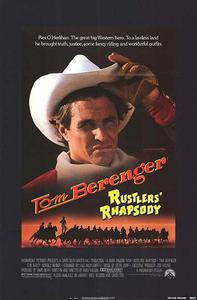 Poster for Rustlers' Rhapsody (1985).