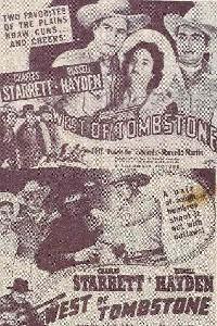 Обложка за West of Tombstone (1942).