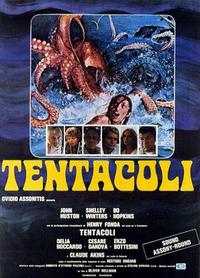 Обложка за Tentacoli (1977).