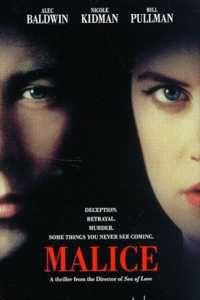 Омот за Malice (1993).